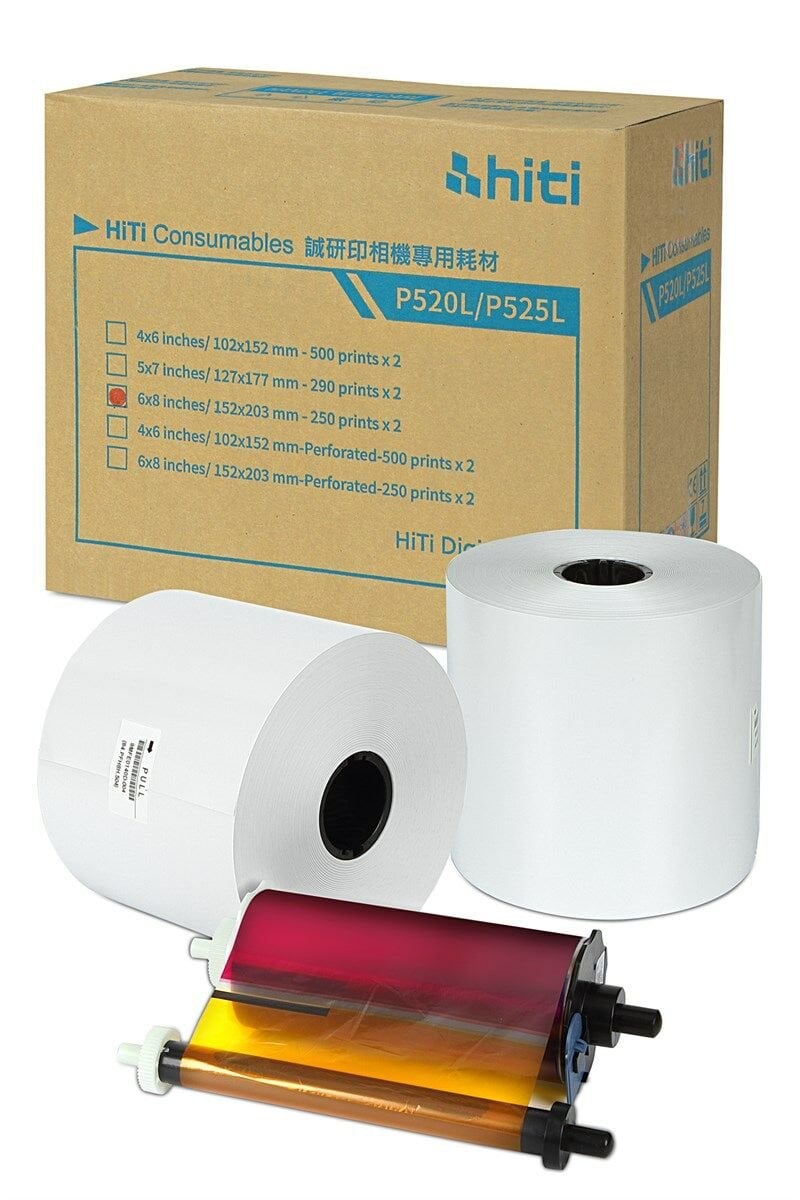 HİTİ  520 6x8 15x21 Termal Fotoğraf Kağıdı ( Çipli )