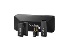 Godox MoveLink Mini Kablosuz Mikrofon Kit2 (Apple Uyumlu/Siyah)
