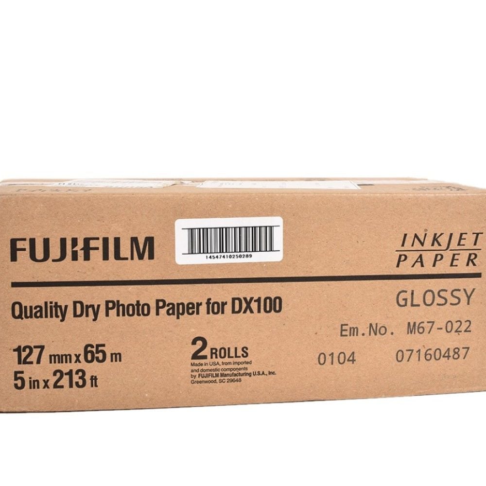 Fujifilm 12,7cmx65m Fotoğraf Kağıdı (Parlak)1  rulo
