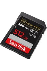 Sandisk Extreme Pro 512gb 200/140mb/s Sdxc V30 Uhs-ı U3 Hafıza Kartı Sdsdxxd-512g-gn4ın