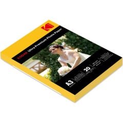 Kodak 260 Gr/m2 30X40(A3)-20 Adet Parlak Fotoğraf Kağıdı CAT9891084