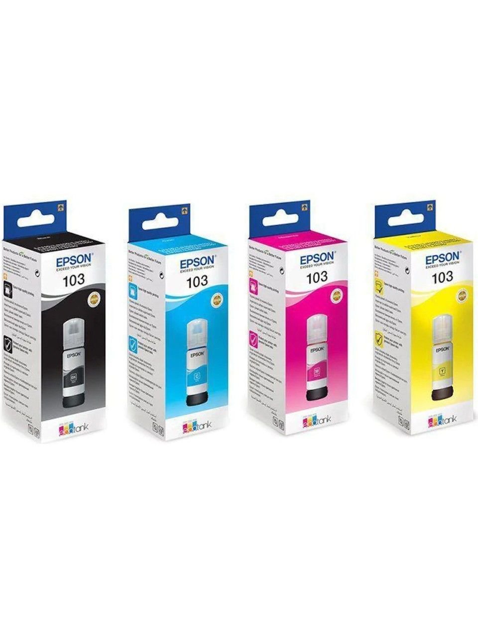 Epson 103 4'lü Takım Mürekkep Seti ( ORİJİNAL )