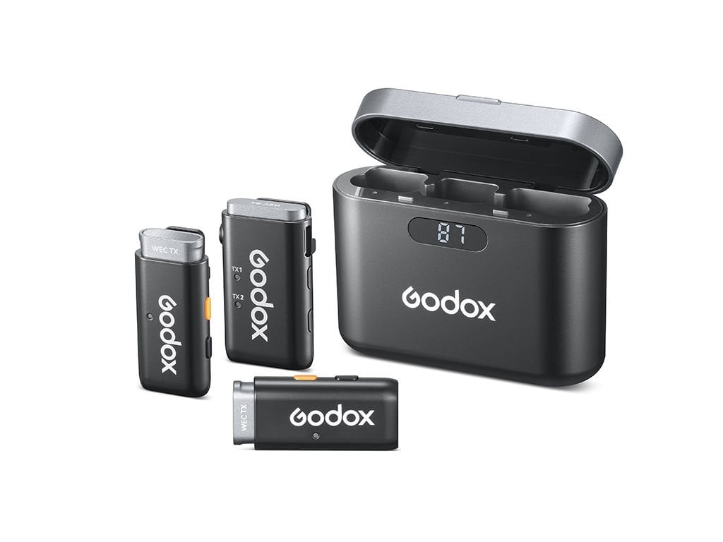 Godox WEC Kit2 2'li Kablosuz Yaka Mikrofonu